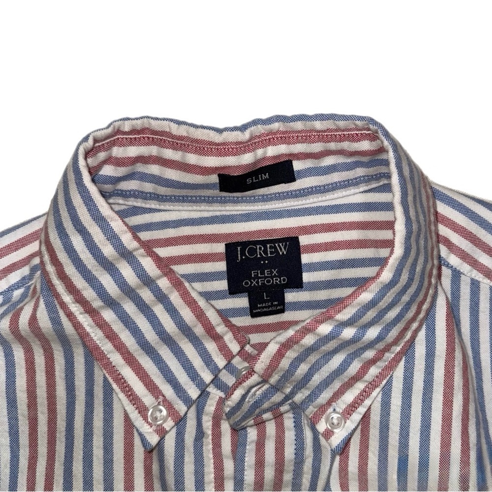J. Crew Men's Multicolor Striped Button-Down Shirt - Picture 3 of 6